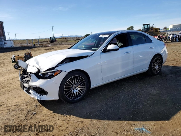 2024 Mercedes-Benz C 300 with VIN W1KAF4HB9RR232143, listed as a Copart auction lot 87269584 with 6,420 mi miles and Clean Title. Bid and sale history available at DreamBid. Image 1.