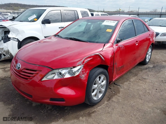 2007 Toyota Camry CE with VIN 4T1BE46K77U109046, listed as a IAAI auction lot 41870289 with 129,027 mi miles. Bid and sale history available at carsss.com. Image 18.