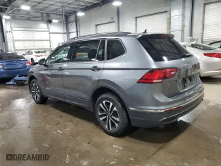2022 Volkswagen Tiguan S with VIN 3VV0B7AX3NM116958, listed as a Copart auction lot 83080384 with 26,828 mi miles and Salvage Title. Bid and sale history available at carsss.com. Image 2.