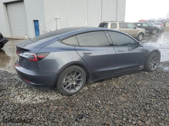 2022 Tesla Model 3 Long Range with VIN 5YJ3E1EB3NF299331, listed as a Copart auction lot 44004355 with 56,662 mi miles and Salvage Title. Bid and sale history available at carsss.com. Image 3.
