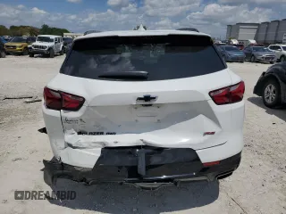 2019 Chevrolet Blazer RS with VIN 3GNKBJRS5KS700855, listed as a Copart auction lot 52548305 with 66,540 mi miles and Salvage title. Bid and sale history available at DreamBid. Image 6.