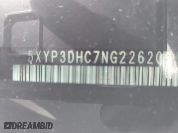 2022 Kia Telluride EX z VIN 5XYP3DHC7NG226209, wystawiony jako IAAI lot #42430684 z przebiegiem 28 234 mil mil oraz . Historia ofert i sprzedaży dostępna na DreamBid. Obrazek 9.