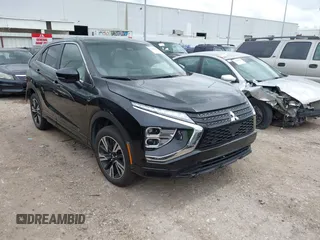 2024 Mitsubishi Eclipse Cross SE with VIN JA4ATWAA9RZ077782, listed as a IAAI auction lot 42136122 with 19,151 mi miles and . Bid and sale history available at DreamBid. Image 1.