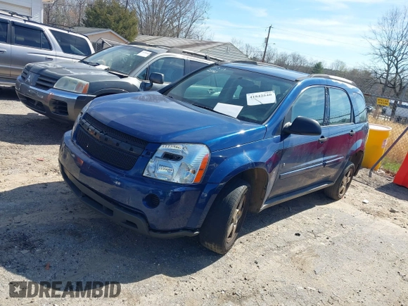 2009 Chevrolet Equinox LS with VIN 2CNDL13F696228387, listed as a IAAI auction lot 41842540 with 288,246 mi miles. Bid and sale history available at carsss.com. Image 2.