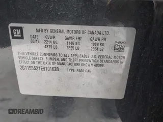 2014 Chevrolet Impala LTZ with VIN 2G1155S31E9101628, listed as a IAAI auction lot 42064481 with 148,511 mi miles and . Bid and sale history available at DreamBid. Image 9.