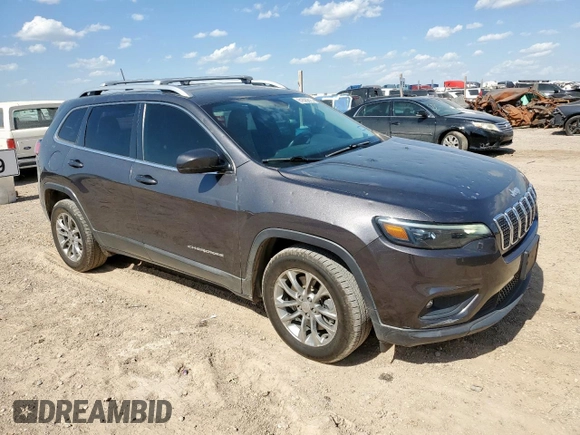 2020 Jeep Cherokee Latitude Plus with VIN 1C4PJLLB4LD557114, listed as a Copart auction lot 61626615 with 49,069 mi miles and Clean title. Bid and sale history available at DreamBid. Image 4.