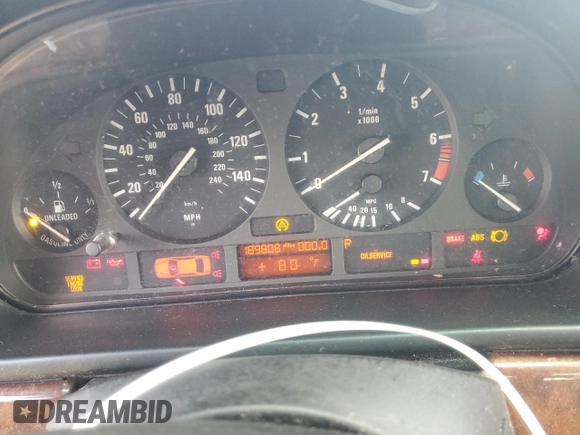 2001 BMW 5 Series 530iA with VIN WBADT63461CF08161, listed as a Copart auction lot 78609274 with 189,808 mi miles and Salvage Title. Bid and sale history available at carsss.com. Image 9.