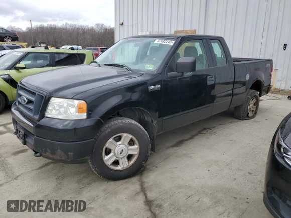 2005 Ford F-150 STX with VIN 1FTRX14W75FB18994, listed as a Copart auction lot 47682245 with 188,801 mi miles and Clean Title. Bid and sale history available at carsss.com. Image 1.