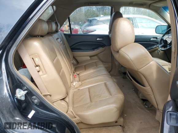 2006 Acura MDX Touring w/Navi with VIN 2HNYD18876H539530, listed as a Copart auction lot 47628035 with 115,525 mi miles and Salvage Title. Bid and sale history available at carsss.com. Image 10.