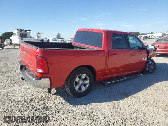 2021 Ram 1500 Classic SLT with VIN 1C6RR6LG6MS539488, listed as a Copart auction lot 76722184 with 65,095 mi miles and Salvage Title. Bid and sale history available at carsss.com. Image 3.