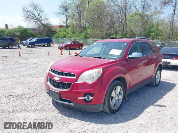 2013 Chevrolet Equinox LTZ with VIN 2GNFLFE38D6148800, listed as a IAAI auction lot 42106097 with 223,591 mi miles. Bid and sale history available at carsss.com. Image 2.