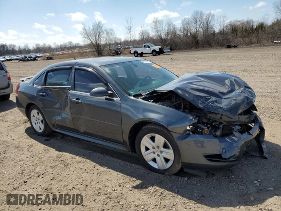 2011 Chevrolet Impala LS Retail with VIN 2G1WA5EK3B1106375, listed as a Copart auction lot 49435325 with 223,598 mi miles and Salvage Title. Bid and sale history available at DreamBid. Image 4.