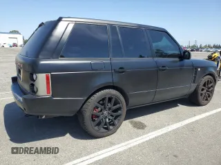 2008 Land Rover Range Rover SC with VIN SALMF13438A281942, listed as a Copart auction lot 57673775 with 140,476 mi miles and Salvage title. Bid and sale history available at DreamBid. Image 3.
