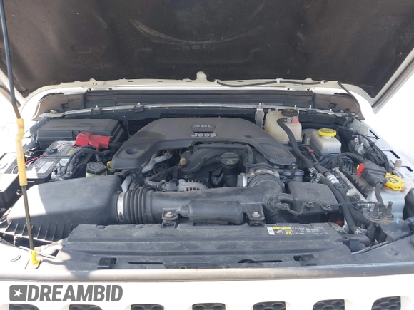 2018 Jeep Wrangler Unlimited Sport S with VIN 1C4HJXDGXJW146873, listed as a IAAI auction lot 42404813 with 73,929 mi miles and . Bid and sale history available at DreamBid. Image 10.