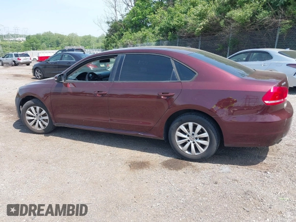 2013 Volkswagen Passat Wolfsburg Edition with VIN 1VWAP7A33DC085208, listed as a IAAI auction lot 42244409 with 164,483 mi miles and . Bid and sale history available at DreamBid. Image 3.