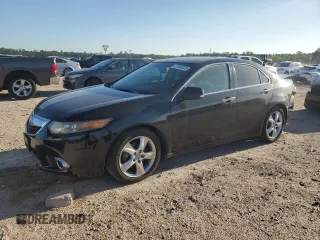 2011 Acura TSX with VIN JH4CU2F68BC016259, listed as a Copart auction lot 51953655 with 127,365 mi miles and Salvage Title. Bid and sale history available at carsss.com. Image 1.