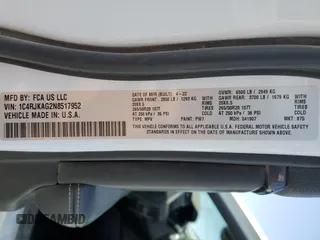 2022 Jeep Grand Cherokee Altitude with VIN 1C4RJKAG2N8517952, listed as a Copart auction lot 54445215 with 51,229 mi miles and Salvage title. Bid and sale history available at DreamBid. Image 13.
