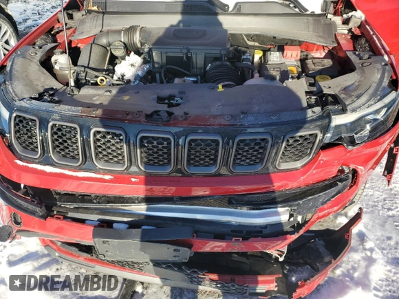 2024 Jeep Compass Limited with VIN 3C4NJDCN0RT592307, listed as a Copart auction lot 42725935 with 12,604 mi miles and Salvage Title. Bid and sale history available at carsss.com. Image 12.