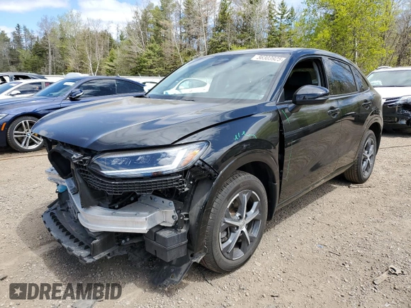 2025 Honda HR-V EX-L z VIN 3CZRZ2H73SM102221, wystawiony jako Copart lot #56303925 z przebiegiem 15 566 mil mil oraz Szkoda całkowita • Salvage title. Historia ofert i sprzedaży dostępna na DreamBid. Obrazek 1.