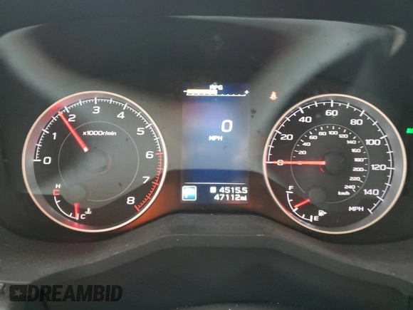 2022 Subaru Ascent Premium with VIN 4S4WMAED7N3422218, listed as a Copart auction lot 56030145 with 47,112 mi miles and Clean title. Bid and sale history available at DreamBid. Image 9.