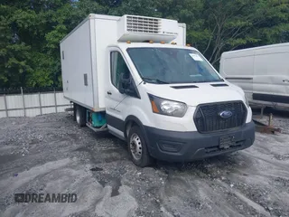 2020 Ford Transit with VIN 1FDBF6Z81LKA36593, listed as a IAAI auction lot 42663593 with 246,351 mi miles and . Bid and sale history available at DreamBid. Image 1.
