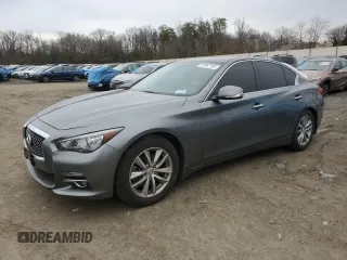 2016 Infiniti Q50 3.0t Premium with VIN JN1EV7AR6GM341826, listed as a Copart auction lot 41967155 with 71,858 mi miles and Salvage Title. Bid and sale history available at carsss.com. Image 1.