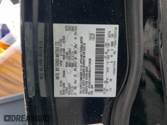 2006 Mercury Mountaineer Premier with VIN 4M2EU38806UJ13528, listed as a Copart auction lot 57497004 with 180,463 mi miles and Salvage Title. Bid and sale history available at carsss.com. Image 13.