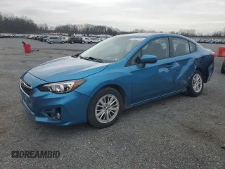 2017 Subaru Impreza Premium with VIN 4S3GKAD62H3606634, listed as a Copart auction lot 51037715 with 100,346 mi miles and Salvage Title. Bid and sale history available at carsss.com. Image 1.