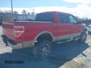 2009 Ford F-150 XL with VIN 1FTPW12V89FA93890, listed as a IAAI auction lot 41649009 with 185,088 mi miles. Bid and sale history available at carsss.com. Image 4.