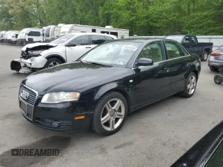 2007 Audi A4 2.0T with VIN WAUDF78EX7A137537, listed as a Copart auction lot 55429365 with 125,732 mi miles and Salvage title. Bid and sale history available at DreamBid. Image 1.
