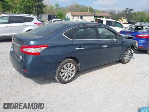 2014 Nissan Sentra SV with VIN 1N4AB7AP3EN852300, listed as a IAAI auction lot 42082559 with 170,384 mi miles and . Bid and sale history available at DreamBid. Image 4.