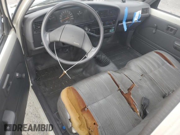 1990 Toyota Pickup with VIN JT4RN81R1L0049863, listed as a Copart auction lot 42832405 with 230,913 mi miles and Salvage title. Bid and sale history available at DreamBid. Image 8.