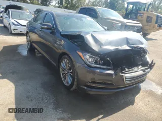 2017 Genesis G80 3.8L with VIN KMHGN4JE1HU203917, listed as a Copart auction lot 71971464 with 67,101 mi miles and Salvage Title. Bid and sale history available at carsss.com. Image 4.
