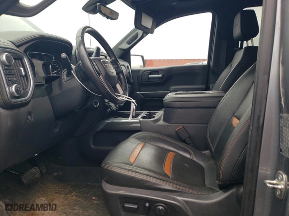 2019 GMC Sierra 1500 AT4 with VIN 3GTP9EEL2KG149027, listed as a Copart auction lot 45293045 with 56,328 mi miles and Salvage Title. Bid and sale history available at carsss.com. Image 7.