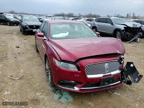 2017 Lincoln Continental Select with VIN 1LN6L9SP9H5610652, listed as a Copart auction lot 41947913 with 30,739 mi miles. Bid and sale history available at carsss.com. Image 11.