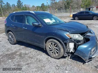 2014 Nissan Rogue SL with VIN 5N1AT2MT7EC777935, listed as a IAAI auction lot 41759052 with 1 mi miles. Bid and sale history available at carsss.com. Image 1.
