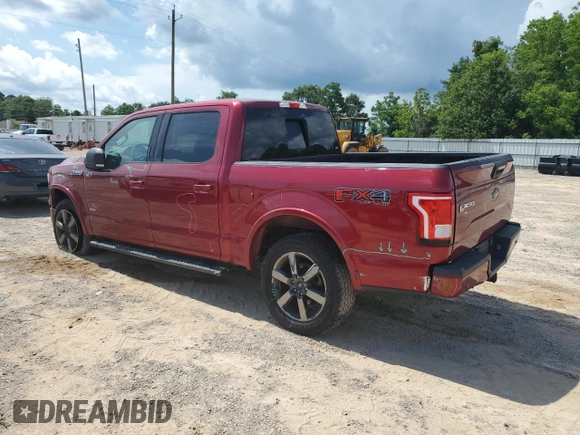 2015 Ford F-150 XLT with VIN 1FTEW1EP7FFD01693, listed as a Copart auction lot 62568385 with 190,871 mi miles and Salvage title. Bid and sale history available at DreamBid. Image 2.