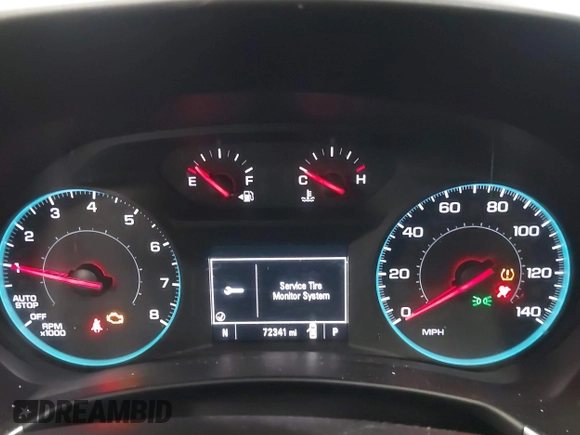 2018 Chevrolet Equinox LT with VIN 2GNAXJEV0J6123310, listed as a IAAI auction lot 41622149 with 72,341 mi miles and . Bid and sale history available at DreamBid. Image 7.