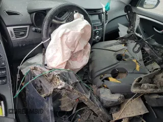 2017 Hyundai Elantra with VIN KMHD35LH4HU373680, listed as a Copart auction lot 58448835 with Not provided miles and Salvage title. Bid and sale history available at DreamBid. Image 8.