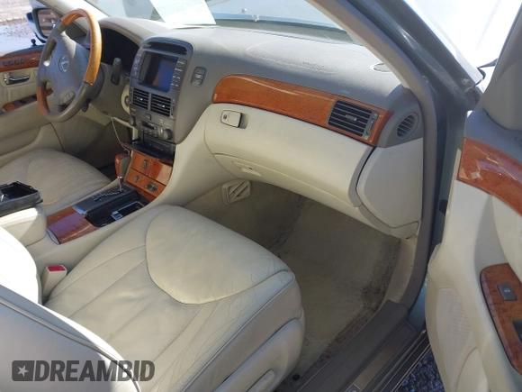 2002 Lexus LS 430 z VIN JTHBN30F820062070, wystawiony jako IAAI lot #41209699 z przebiegiem 154 311 mil mil oraz . Historia ofert i sprzedaży dostępna na DreamBid. Obrazek 5.
