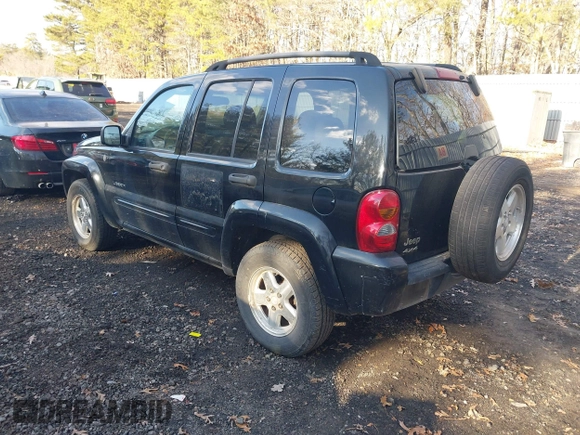 2004 Jeep Liberty Limited with VIN 1J4GL58K44W257636, listed as a IAAI auction lot 41429089 with 134,124 mi miles. Bid and sale history available at carsss.com. Image 3.
