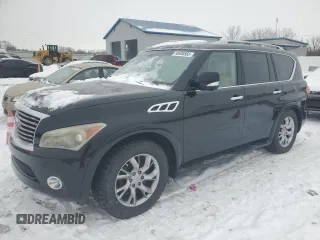 2013 Infiniti QX56 with VIN JN8AZ2NE1D9040538, listed as a Copart auction lot 88408565 with 218,895 mi miles and Clean Title. Bid and sale history available at carsss.com. Image 1.