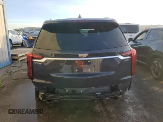 2025 Cadillac XT6 FWD Premium Luxury with VIN 1GYKPCRS3SZ120216, listed as a Copart auction lot 42717185 with 2,176 mi miles and Clean Title. Bid and sale history available at carsss.com. Image 6.
