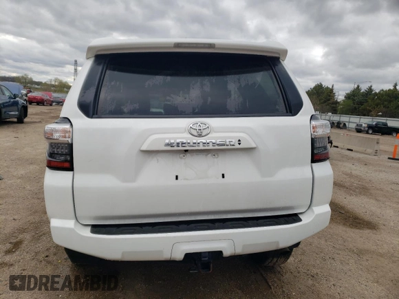 2023 Toyota 4Runner SR5 with VIN JTEEU5JR7P5297006, listed as a Copart auction lot 53828885 with 34,777 mi miles and Salvage title. Bid and sale history available at DreamBid. Image 6.