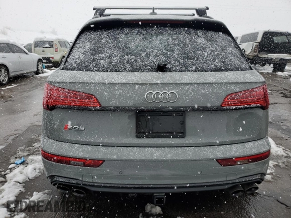 2021 Audi SQ5 Premium Plus with VIN WA1B4AFY2M2035496, listed as a Copart auction lot 79414574 with 58,326 mi miles and Salvage Title. Bid and sale history available at carsss.com. Image 6.