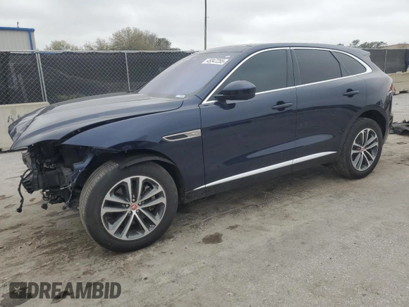 2021 Jaguar F-Pace with VIN SADCK2EX3MA673555, listed as a Copart auction lot 45347255 with 51,040 mi miles and Salvage title. Bid and sale history available at DreamBid. Image 1.