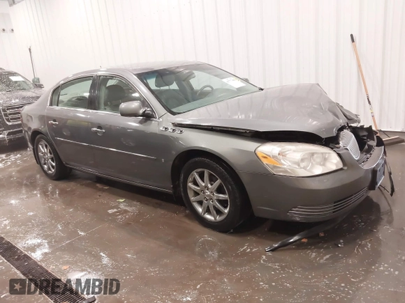2007 Buick Lucerne V6 CXL with VIN 1G4HD57287U141960, listed as a IAAI auction lot 41777406 with 153,882 mi miles. Bid and sale history available at carsss.com. Image 1.