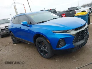 2020 Chevrolet Blazer RS z VIN 3GNKBERS9LS539578, wystawiony jako IAAI lot #41828317 z przebiegiem 48 978 mil mil oraz . Historia ofert i sprzedaży dostępna na DreamBid. Obrazek 1.