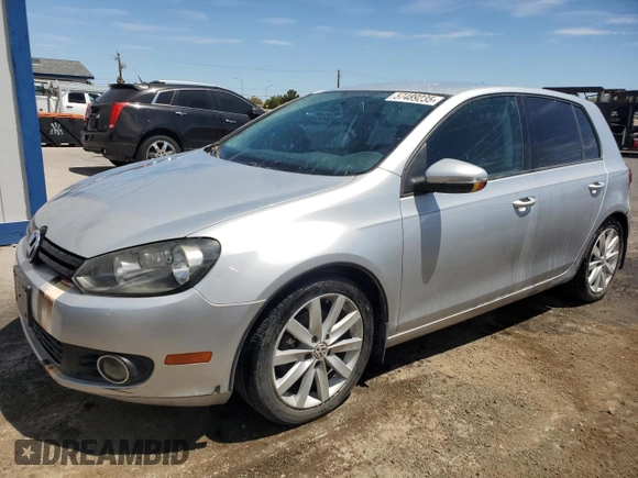 2011 Volkswagen Golf TDI with VIN WVWDM7AJ4BW205035, listed as a Copart auction lot 57489235 with 112,236 mi miles and Clean title. Bid and sale history available at DreamBid. Image 1.