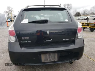 2009 Pontiac Vibe with VIN 5Y2SM670X9Z461303, listed as a Copart auction lot 43227795 with 140,771 mi miles and Salvage Title. Bid and sale history available at carsss.com. Image 6.